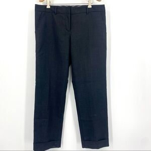 Barney’s Liquid NY 100% wool ankle length straight leg cuffed trousers 10
